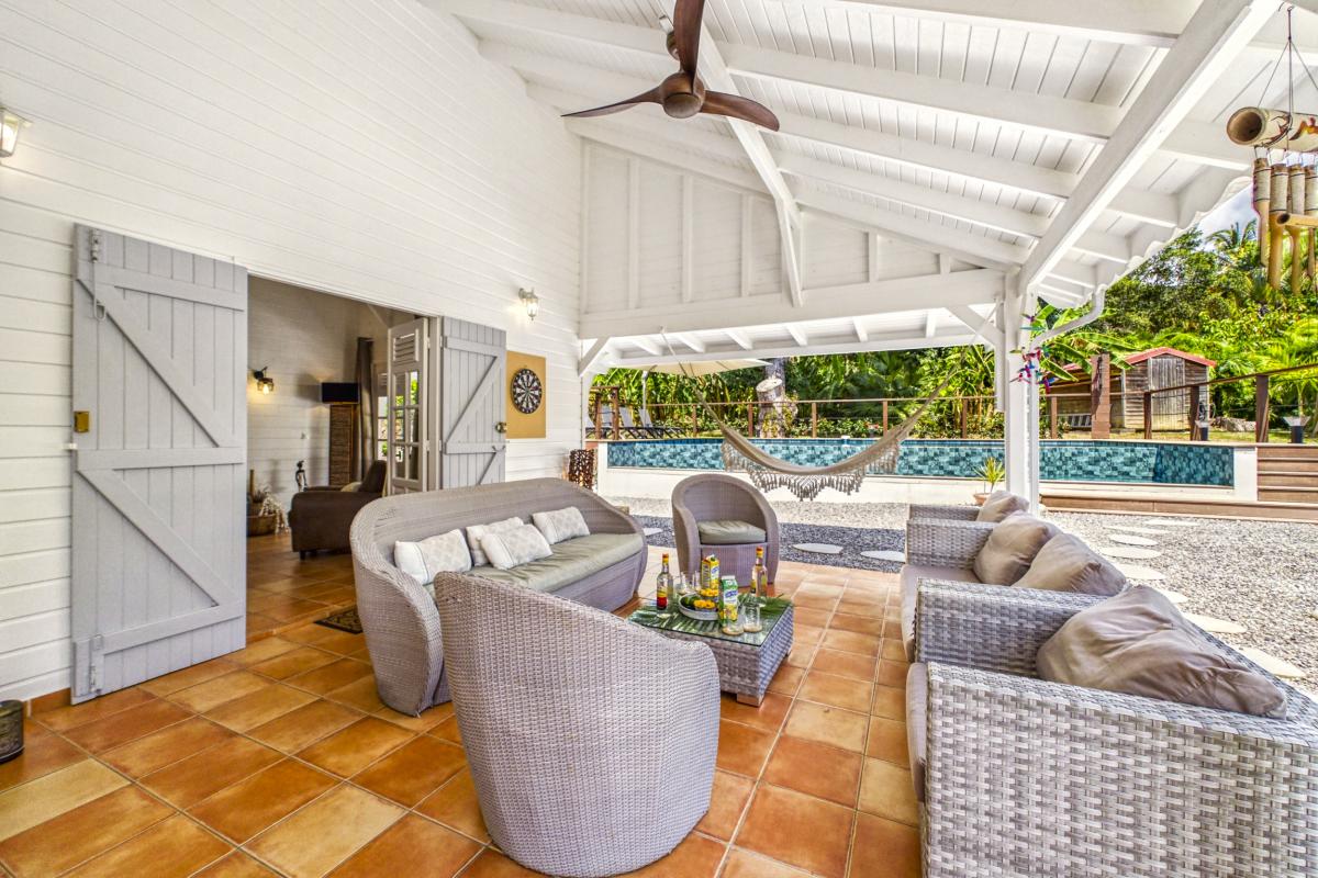 9.Location villa piscine 200 Grande Anse Deshaies Guadeloupe